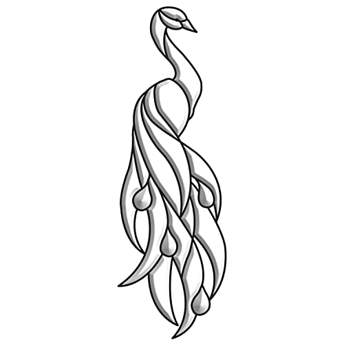 Peacock Bevel Cluster - Faces Right