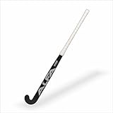 A L F A Unisex-Adult Indoor I30 Hockey Stick, Schwarz, 36.5 Inches