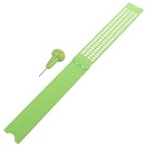 PAMINGONO Braille Schreibtafel aus Robustem Kunststoff Zeilen Felder mit Braille stylus Langlebiges Leichtes Hilfsmittel für Blinde und Sehbehinderte Tragbares Schreibset für Barrierefreies