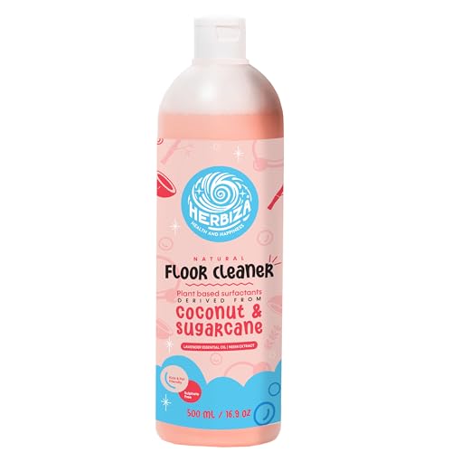 Herbiza Natural Floor Cleaner - Lavender Essential Oil- 500 ml Easy Use Pack (B0CPFPM8Y5) Amazon Price History, Amazon Price Tracker