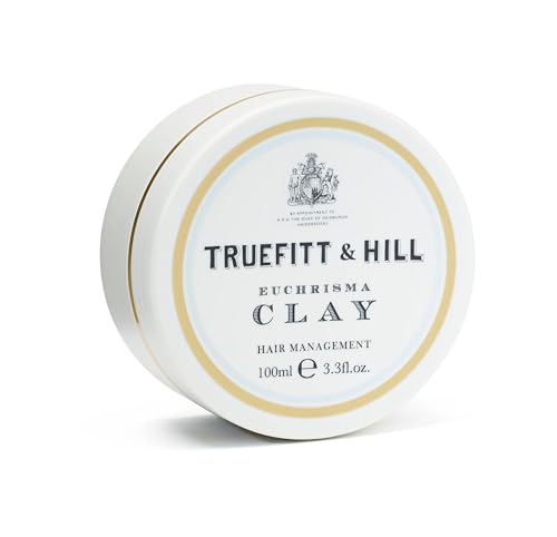 Truefitt & Hill Hair Styling Clay | 100gm | Best for Short to Medium Hair |Strong Hold| Matt Finish |Restylable | Easy Wash Off | Hair Styling Clay|For Men|Safe For Daily Use|Non Greasy|Non Oily Look