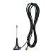 UniteCom Magnetisch montierte Mini Whip LoRa 868 MHz Antenne. LoRaWAN-Antenne für IoT-Gateways/Router. Unterstützt HNT-Mining mit Helium-Hotspots. SMA/RP-SMA-Anschlüsse (SMA-Stecker)
