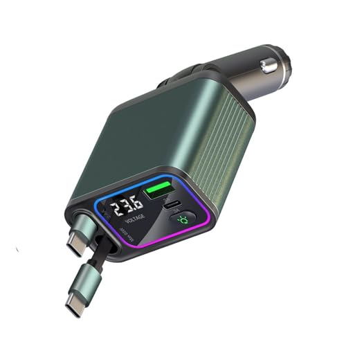 Cargadores de coche de 65W doble tipo C para dispositivo inteligente 4