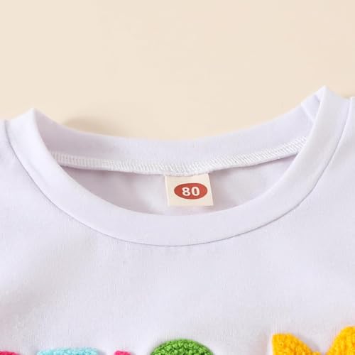 Image of Toddler Baby Girl First Birthday Outfit In My One Year Old Era Sweatshirt Tops Little Princess 1st Birthday Clothes