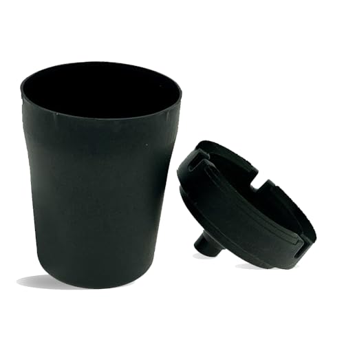 Image of Black Smokeless Ashtray - Perfect for Car Cup Holders (1Pk), Small