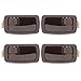 SCITOO 4Pcs Door Handle Brown Interior Right Left Side fits Toyota Camry 1992-1996
