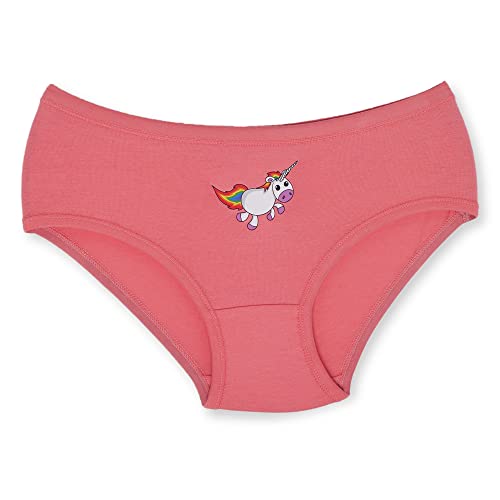 Image of Red Rose Girls Cotton Printed Panties | Underwear for Girls (Pack of 6) D N BBY75PO6