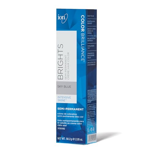 Ion Color Brilliance Brights Semi-Permanent Hair Color Sky Blue AD