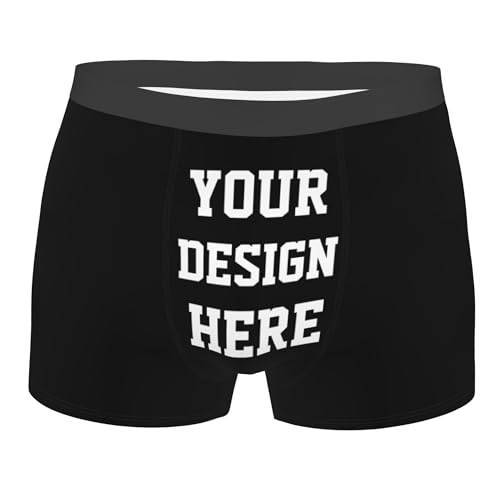 Custom Underwear Personalized Boxers For Men With Face Funny Shorts Underpants Customized Boxers
