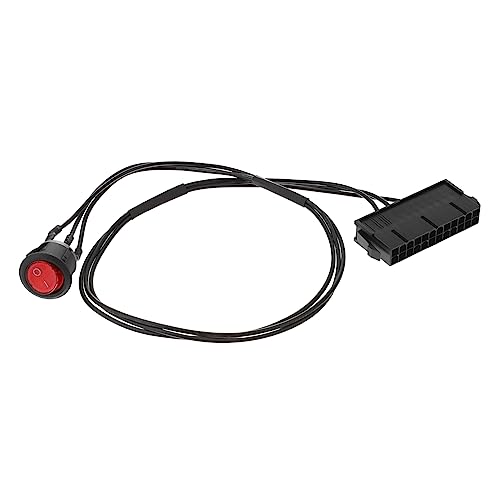 Housoutil Cable De Alimentación Equipos Termoeléctricos Placas Base Cables Eléctricos Indicador Alimentación De Placa Base Cable De Alimentación ATX Puente Puente Cable Adaptador Cable De