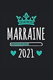  Marraine 2021: Annonce de grossesse Chargement Future bébé  Bientôt Marraine Loading  Journal de remerciement livre  Idée cadeau pour la meilleure Marraine du monde pour la fête des mères