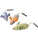 GMBYLBY Pet Mice Toy Cats SelfTeasing Animal Toy Interaction Cats Mouse Toy Realistic Cotton Mouse for Boredom Cats Hunting Cats Toy for Entertainment