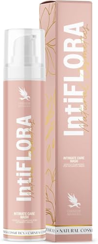 Carnium Botanicals IntiFLORA – Jabon intimo mujer con glicerina vegetal, aloe vera y pantenol – Higiene intima diaria sin perfume ni sulfatos – Cuidado suave para piel sensible – 150 ml