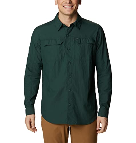 Columbia Men s Silver Ridge 2.0 Long Sleeve Shirt, Spruce, 2X Tall