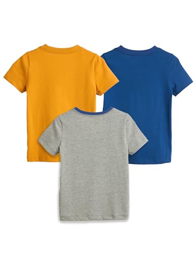 Image of Amazon Brand - Symbol Boys 100% Cotton Graphic Printed Half Sleeves T-Shirt | Age 2-6 Years (Available in Combo Pack of 3 and 5)