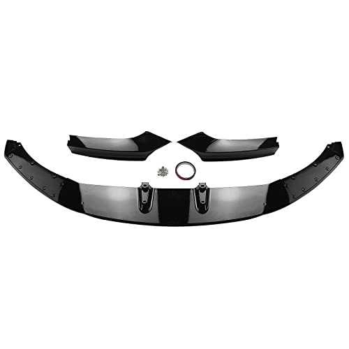 Spoiler de pare-chocs avant noir brillant pour BMW Série 2 F22 F23 Coupé Sport