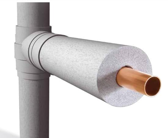 Climaflex Pipe Insulation - Foam Pipe Lagging -15mm x 9mm Metre Length Pack Size (75)
