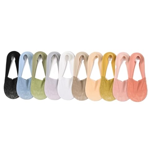 JSEIAJB Ice Silk Mesh Socks Girls Boat Socks Invisible and Versatile Thin