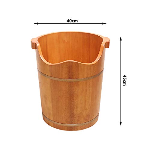 Barril de madera para baño de pies 40 cm x 45 cm miniatura 7