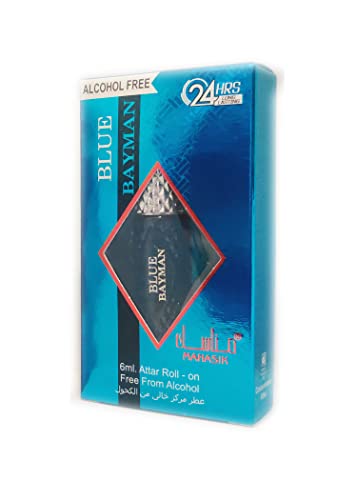 Manasik Blue Bayman Attar 6ml - Image 4