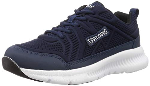 [スポルディング] ウォーキングシューズ スニーカー 幅広 軽量 メンズ 6E レディース 5E JIN 3720 ネイビー 27.0 cm