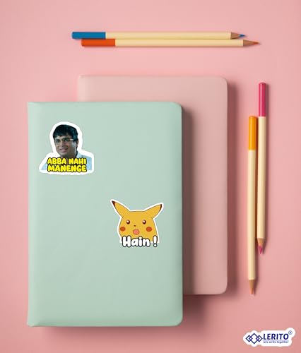 Image of Indian Memes Stickers for Kids & Teens - Vinyl Decals | Waterproof Stickers for Laptops, Water Bottles, Bikes