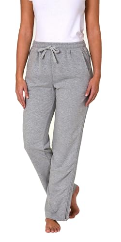 Normann Care Damen Funktions Rehahose mit seitlichen Reißverschluß Jogginghose, Farbe:grau, Größe:L