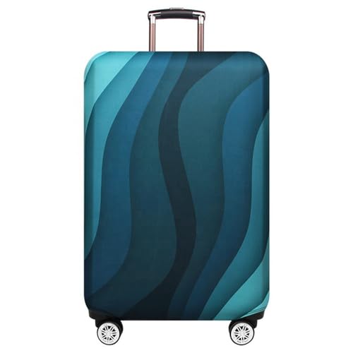 Printed Design Trolley Case Cover, XL, Green