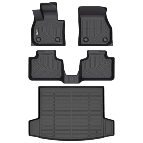 HAFIDI® Floor Mats & Cargo Liner Set Fit for 2025 Mini Countryman(Not for SE/Electric) All Weather Protection TPE Anti-Slip Automotive Full Set Floor Liners Custom Accessories - Black
