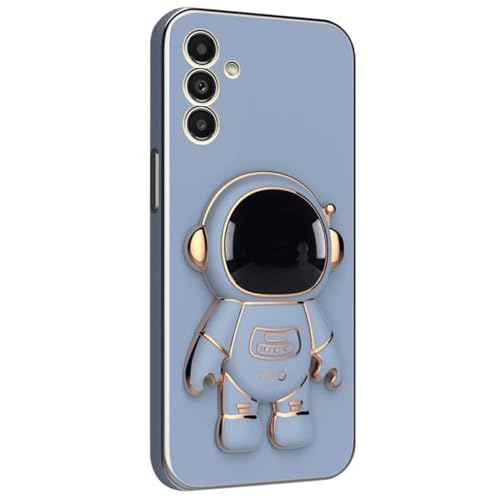 Image of for Samsung Galaxy S24 Plus 5G Case Cute 3D Astronaut Stand Design Camera Protection Shockproof Soft Back Cover for Samsung Galaxy S24 Plus 5G (Blue)