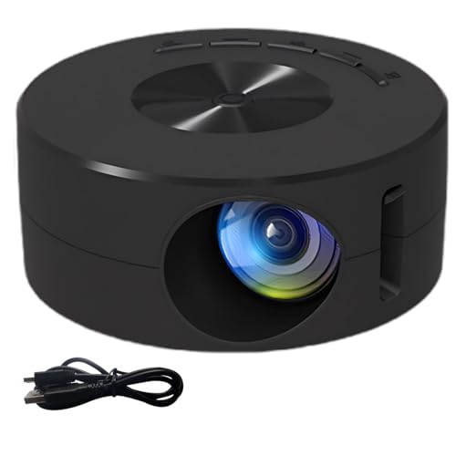 Sacolin Mini proyector portátil con pantalla de 14 a 100 pulgadas, LED, sincronización con smartphones, ligero 200 G/7 onzas, experiencia de cine en casa, fácil operación