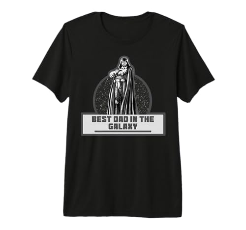 T-shirt Star Wars Best Dad In The Galaxy idéal pour les sorties décontractées en famille