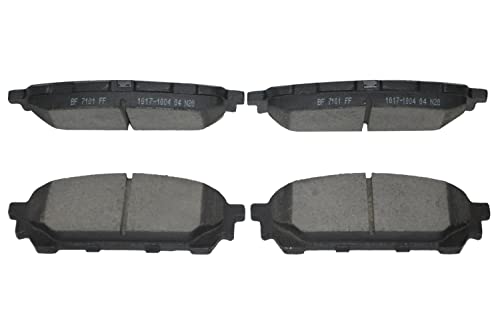 Image of Rear Brake Pads Ceramic Compatible With Select 2004-2008 Subaru Forester 2003-2007 Impreza - D1004