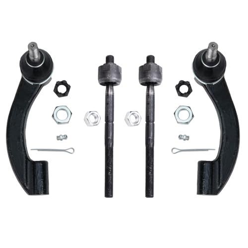 Image of Detroit Axle - 10pc Front End Suspension Kit for 2001-2006 Chrysler Sebring Dodge Stratus 2002 2003 2004 2005, 2 Lower Control Arms w /Ball Joints 2 Upper Ball Joints 4 Inner Outer Tie Rods 2 Sway Bars
