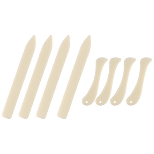 Ieron - ieron Paquet de 8 outils de rupture simulés outils de pli de papier pour l'artisanat du papier, les reliures de livres, la fabrication de cartes et les fournitures de bureau