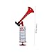 LAPYAPPE Handheld Air Horn Megaphone for School Spirit Fans Horn Trumpet Portable Cheerhorn Prop for Safety Events