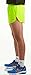 time to run Men's Split Pace Spirit Active Running/Gym/Athletics/Workout Shorts with Quick Dry Liner & Rear Zip Pocket XXL Lime
