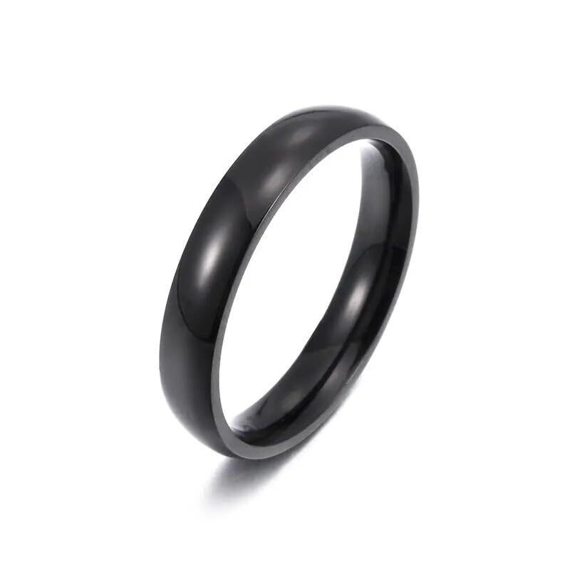 2MM, 4MM Stackable Ring Stainless Steel Classical Wedding Band2