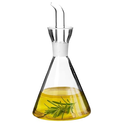 Tienda Eurasia® - Oliera salvagoccia in vetro, oliera classica per cucina (125 ml)