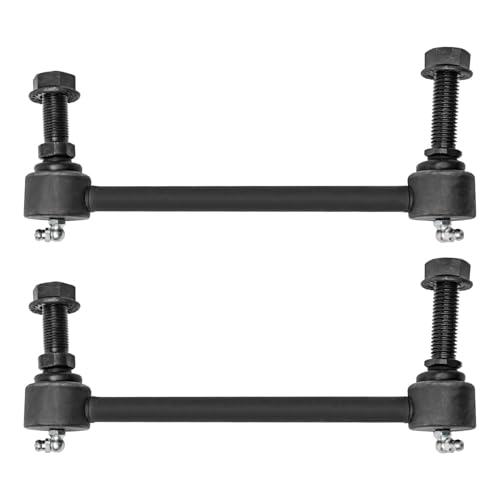 Image of Detroit Axle - RWD Front End Kit for 2008 2009 2010 2011 2012 2013 2015 Cadillac CTS, 4 Upper Lower Control Arms with Ball Joint 2 Sway Bars Replacement