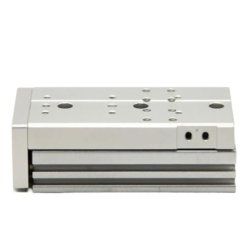 Vérin pneumatique à glissière HLQ12X40S avec table de guidage rigide
