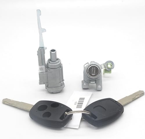 Complete Lock Set Ignition Switch Door Lock Barrel for Accord 2003-2007 Automotive Door Lock(6pcs Lock)