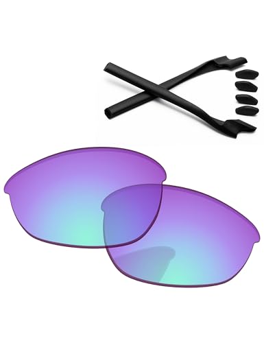 Image of Replacement Lenses & Rubber Kits for Oakley Half Jacket 2.0 OO9144 62mm - Precision Fit, UV Block, Impact Resistant