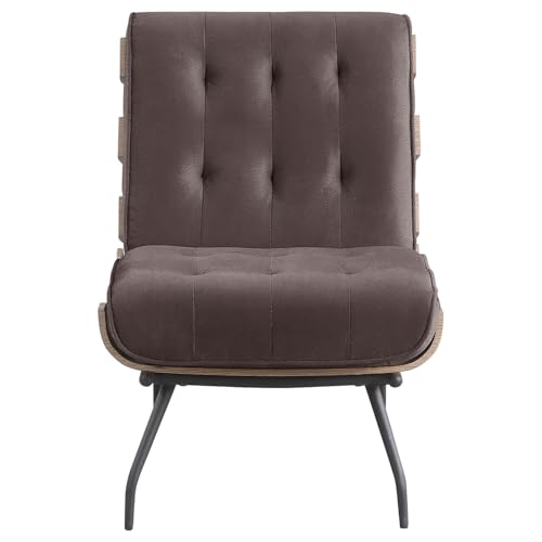 Sillón Plegable Marrón miniatura 3