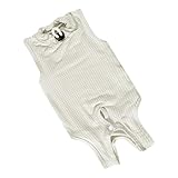 equipement 607 feline La combinaison de convalescence respirante de qualité supérieure empêche les léchages tout en assurant un confort optimal avec un tissu doux pour la peau