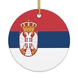 Photo Gallery bandiera della serbia albero di natale in ceramica ornamenti da appendere – decorazione rotonda festiva per natale, feste in casa, matrimoni e inverno Photo Gallery bandiera della serbia albero di natale in ceramica ornamenti da appendere – decorazione rotonda festiva per natale, feste in casa, matrimoni e inverno