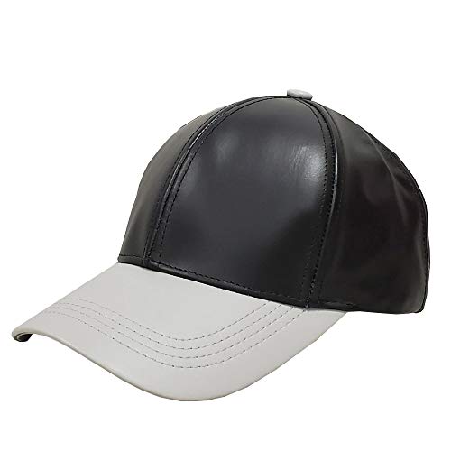 Emstate Genuine Cowhide Leather Adjustable Baseball Cap Made in USA