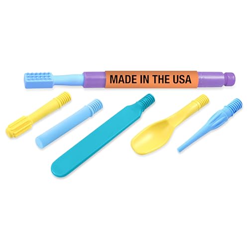 ARK Z-Vibe Travel Kit Vibrating Oral Motor Therapy Tools for Speech Feeding Oral Motor Therapy and/or Sensory Integration Medical-Grade Lavender