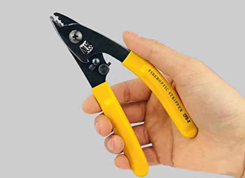 FIBAsource Fiber Optic Stripper, Three-Hole Pigtail Pliers for 125μm & 250μm Coating - Image 4
