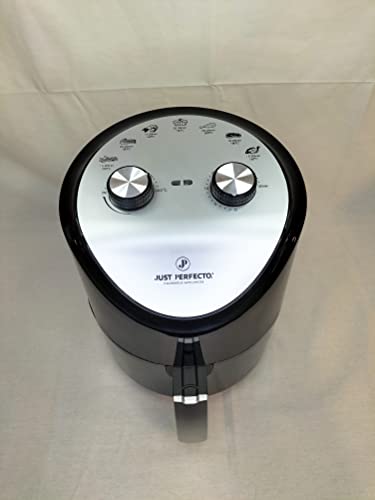 JUST PERFECTO 3.5 L Airfryer 1200 W med Timer och Grillplatta Grön